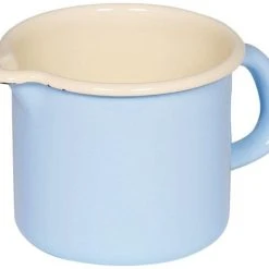Riess Emaille Riess Schnabeltopf Aus Emaille In Pastell-blau