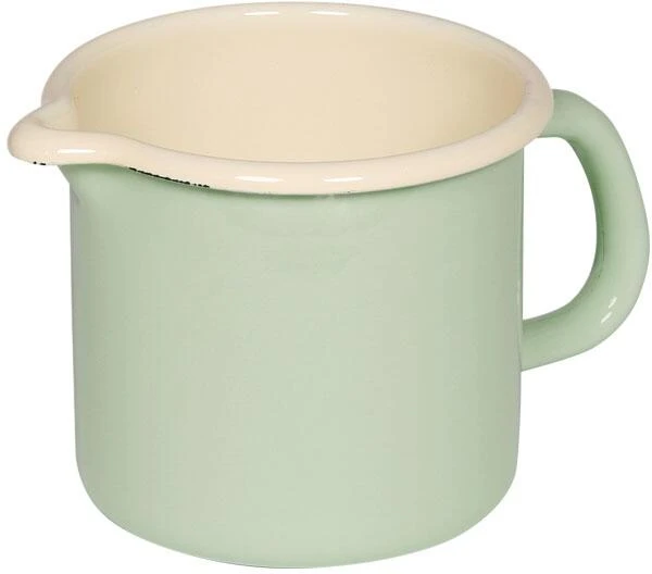 Riess Emaille Riess Schnabeltopf Aus Emaille In Nilgrün 3 Riess Emaille Riess Schnabeltopf Aus Emaille In Nilgrün