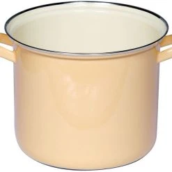 Riess Emaille Riess Topf Aus Emaille In Goldgelb