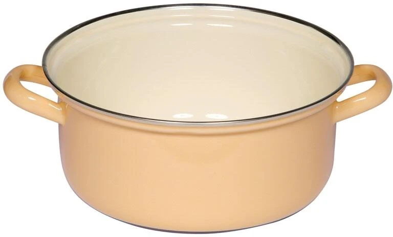 Riess Emaille Riess Kasserolle Aus Emaille In Goldgelb 3 Riess Emaille Riess Kasserolle Aus Emaille In Goldgelb