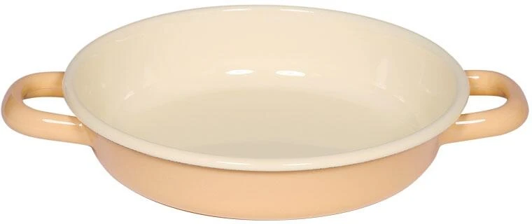 Riess Emaille Riess Servierpfanne Aus Emaille In Goldgelb 3 Riess Emaille Riess Servierpfanne Aus Emaille In Goldgelb