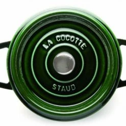 Staub Cocotte Rund Aus Gusseisen In Basilikumgrün 11 Staub Cocotte Rund Aus Gusseisen In Basilikumgrün -KitchenAid shop 110round85 l