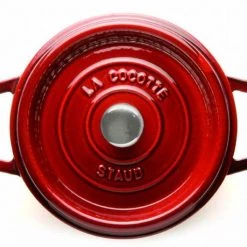 Staub Cocotte Rund Aus Gusseisen In Grenadine -KitchenAid shop 110round87 l
