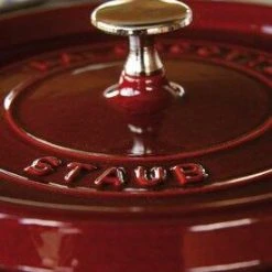 Staub Cocotte Rund Aus Gusseisen In Grenadine -KitchenAid shop 1 cc grenadine bois