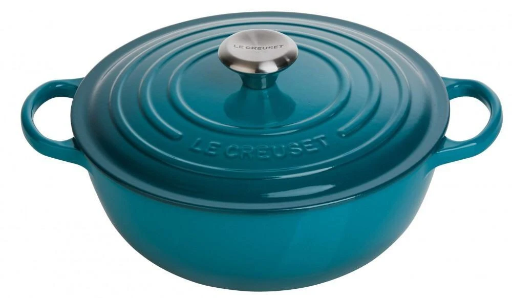 Le Creuset Familientopf La Marmite Aus Gusseisen In Deep Teal, 26 Cm 3 Le Creuset Familientopf La Marmite Aus Gusseisen In Deep Teal, 26 Cm