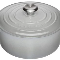 Le Creuset Bräter Signature Rund In Perlgrau