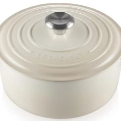 Le Creuset Bräter Signature Rund In Meringue