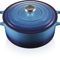 Le Creuset Bräter Signature Rund In Azure -KitchenAid shop 21177262202430 00001