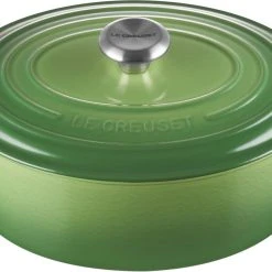 Le Creuset Bräter SIGNATURE Oval In Bamboo Green