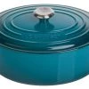 Le Creuset Bräter Signature Oval In Deep Teal -KitchenAid shop 21178316422430 neu xl 1
