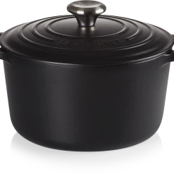 Le Creuset Hoher Bräter Signature Rund In Schwarz