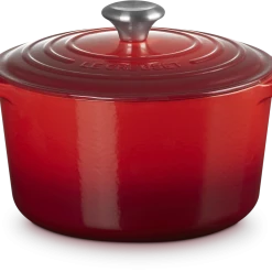 Le Creuset Hoher Bräter Signature Rund In Kirschrot