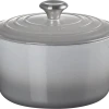 Le Creuset Hoher Bräter Signature Rund In Perlgrau -KitchenAid shop 21195245412430