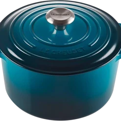 Le Creuset Hoher Bräter Signature Rund In Deep Teal