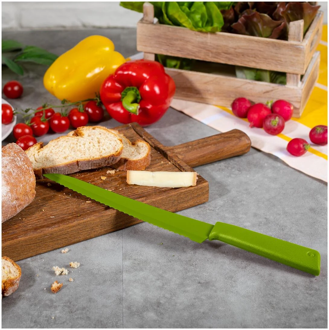 Kuhn Rikon COLORI®+ Brotmesser Grün 4 Kuhn Rikon COLORI®+ Brotmesser Grün – Bild 2