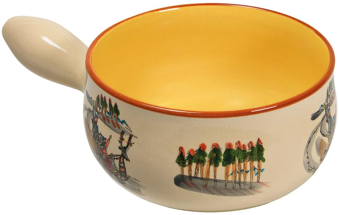 Kuhn Rikon Caquelon Schlittenfahrt Ø 17cm 4 Kuhn Rikon Caquelon Schlittenfahrt Ø 17cm – Bild 2