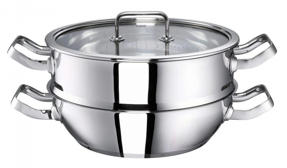 Rohe Schmorpfanne (inkl. Dämpfeinsatz) Conia 3 Rohe Schmorpfanne (inkl. Dämpfeinsatz) Conia