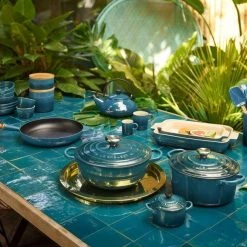 Le Creuset Bräter Signature Oval In Deep Teal -KitchenAid shop 21 neu 3 l