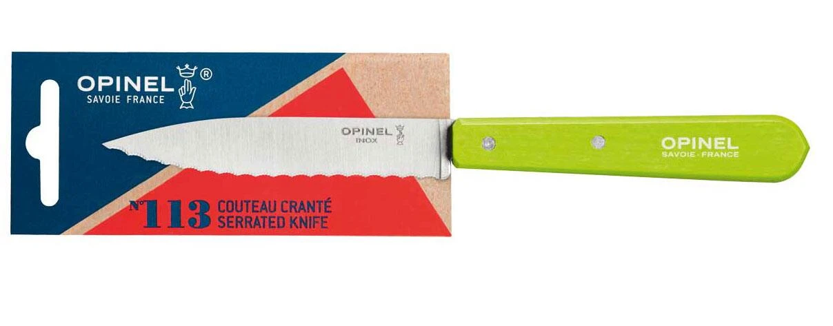 Opinel Sägemesser, Edelstahl, Buchenholz Grün 4 Opinel Sägemesser, Edelstahl, Buchenholz Grün – Bild 2