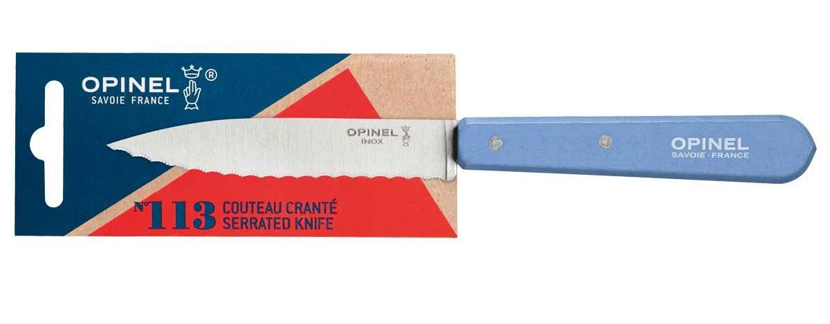 Opinel Sägemesser, Edelstahl, Buchenholz Blau 5 Opinel Sägemesser, Edelstahl, Buchenholz Blau – Bild 3
