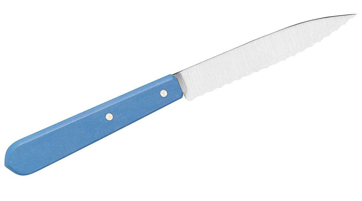 Opinel Sägemesser, Edelstahl, Buchenholz Blau 4 Opinel Sägemesser, Edelstahl, Buchenholz Blau – Bild 2