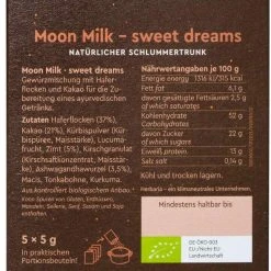 Herbaria Moon Milk Sweet Dreams, Bio-Gewürzmischung -KitchenAid shop 4021269133175005I6