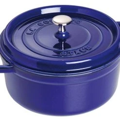 Staub Cocotte Rund Aus Gusseisen Mit Dämpfeinsatz In Dunkelblau -KitchenAid shop 40510283 1102491 l 1