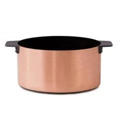 Fleischtopf Mit Deckel Chrom Noir Aus Der Kupfermanufaktur Weyersberg