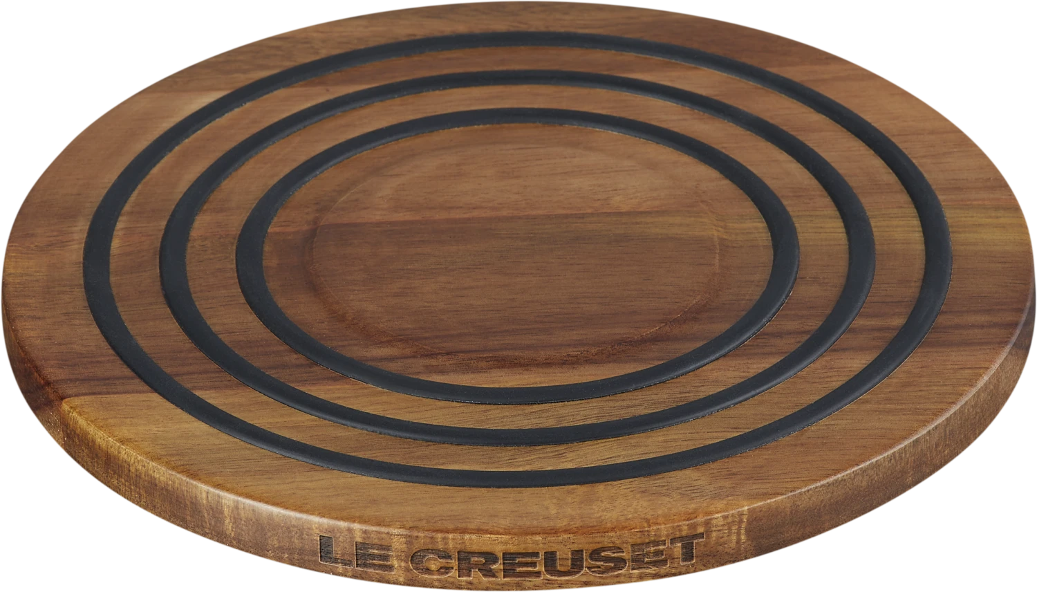 Le Creuset Holzuntersetzer Akazie, Magnetisch 3 Le Creuset Holzuntersetzer Akazie, Magnetisch
