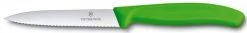 Victorinox SwissClassic Gemüsemesser Mit Wellenschliff, 10 Cm, Grün
