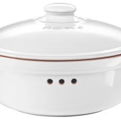 Römertopf Brot-Frischetopf Rund, Weiß