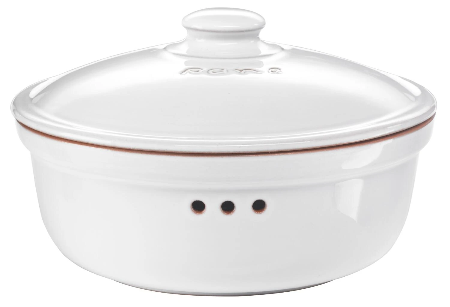 Römertopf Brot-Frischetopf Rund, Weiß 3 Römertopf Brot-Frischetopf Rund, Weiß