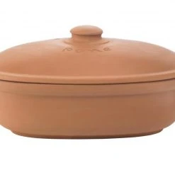 Römertopf Brot-Frische-Topf Oval Terracotta, Medium