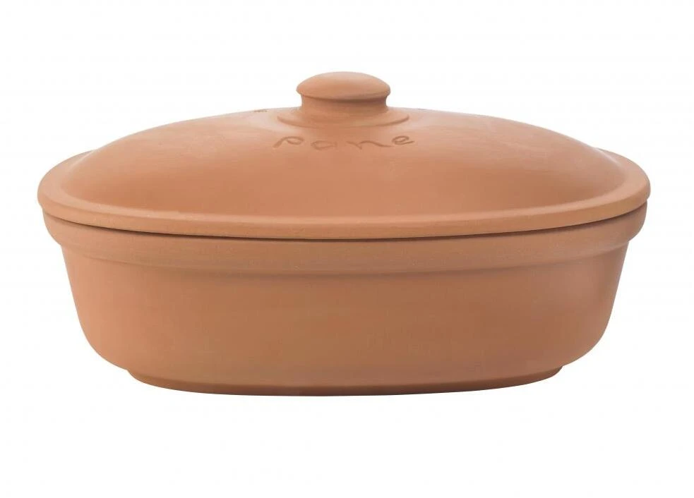 Römertopf Brot-Frische-Topf Oval Terracotta, Medium 3 Römertopf Brot-Frische-Topf Oval Terracotta, Medium