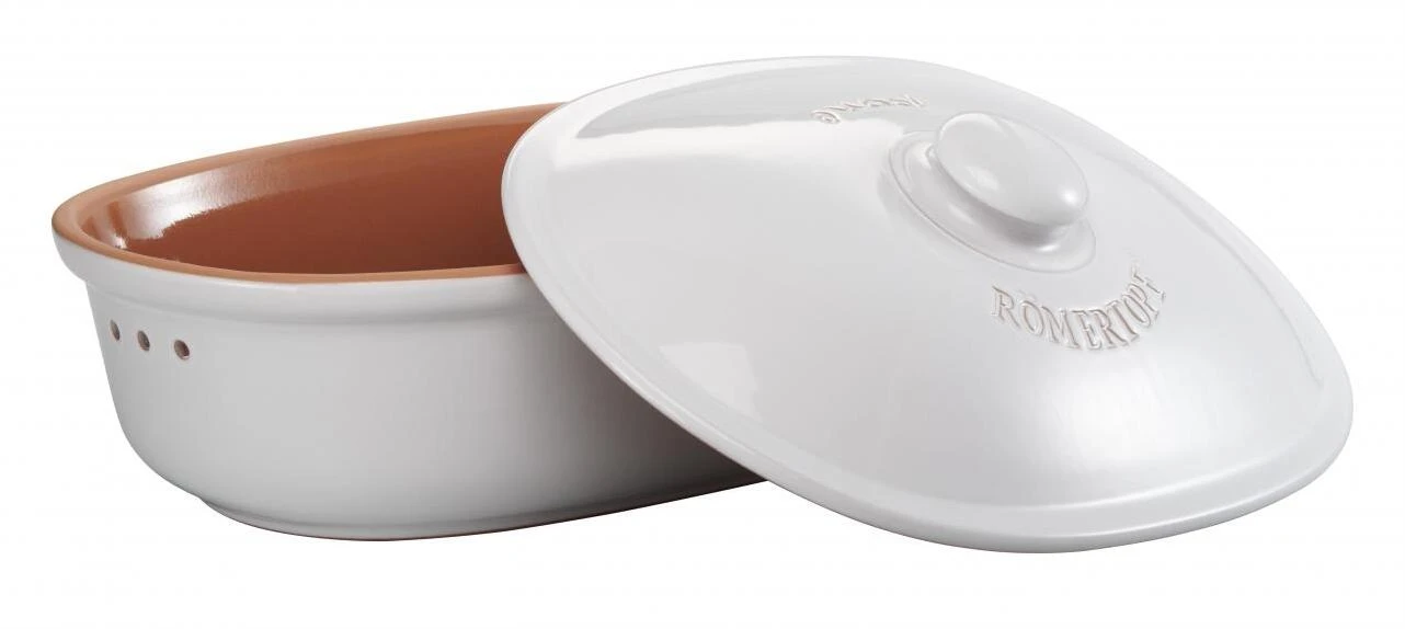 Römertopf Brot-Frischetopf Oval MAXI, Weiß 4 Römertopf Brot-Frischetopf Oval MAXI, Weiß – Bild 2