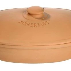 Römertopf Brot-Frischetopf Oval MAXI, Terrakotta