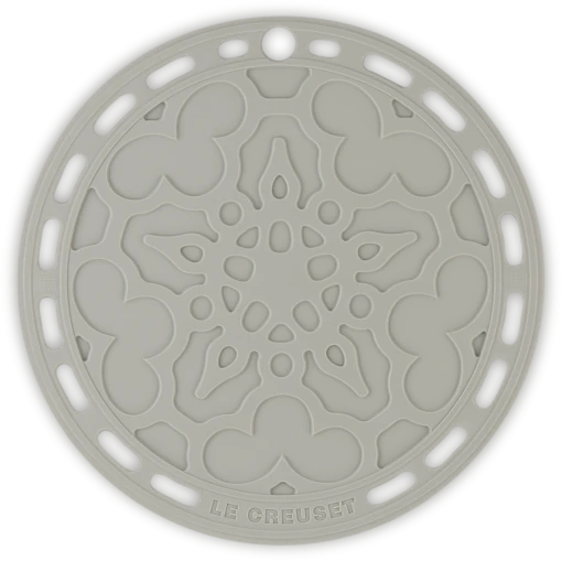 Le Creuset Silikonuntersetzer Tradition In Perlgrau