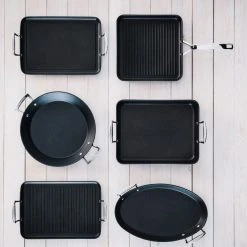 Le Creuset Aluminium-Antihaft-Bratreine -KitchenAid shop Aluminium Antihaft Spezialformen Sortimentsuebersicht 1 l