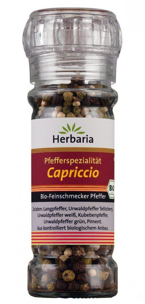 Herbaria Pfefferspezialität Capriccio, Gewürzmühle 3 Herbaria Pfefferspezialität Capriccio, Gewürzmühle