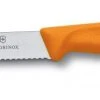 Victorinox Tomaten- Und Wurstmesser Mit Wellenschliff, 11 Cm, Orange -KitchenAid shop CUT 6 7836 L119 S1 xl