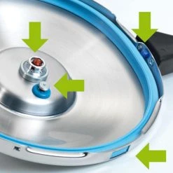 Kuhn Rikon Schnellkochtopf Seitengriffmodell Duromatic Inox -KitchenAid shop Duromatic overpressureprotections l