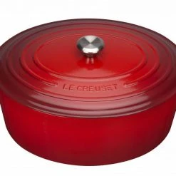 Le Creuset Bräter Signature Oval, 40 Cm (Gänsebräter) In Kirschrot