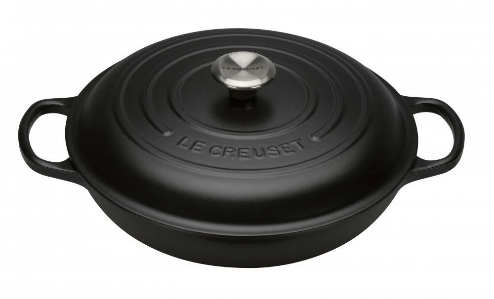 Le Creuset Gourmet-Profitopf Signature In Schwarz (schwarze Innen-Emaille) 3 Le Creuset Gourmet-Profitopf Signature In Schwarz (schwarze Innen-Emaille)