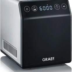 GRAEF Eismaschine IM 700, Edelstahl-schwarz