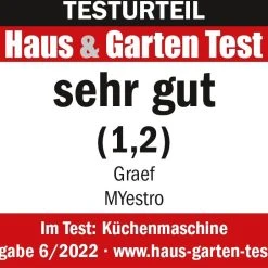 GRAEF Küchenmaschine MYestro In Eisenglimmergrau -KitchenAid shop Graef MYestro