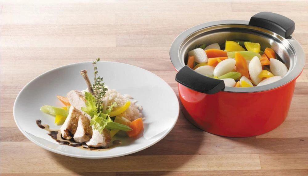 Kuhn Rikon Hotpan Servierkochtopf In Rot, 5 L 10 Kuhn Rikon Hotpan Servierkochtopf In Rot, 5 L – Bild 8