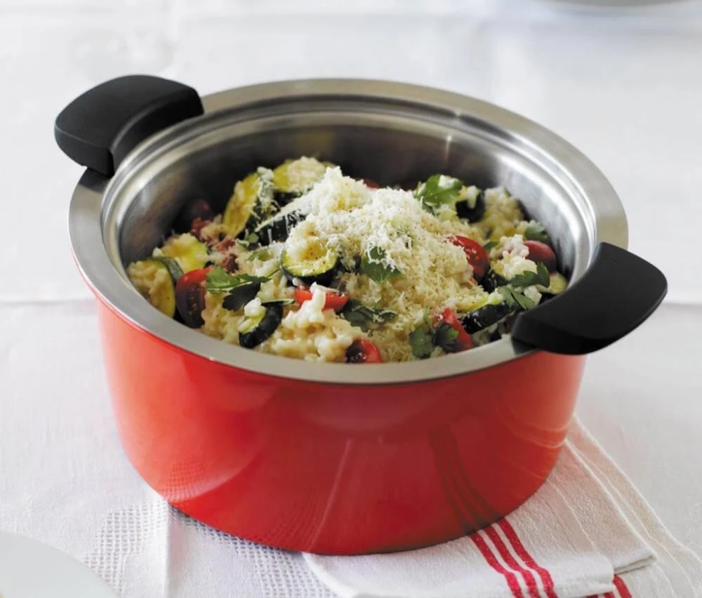 Kuhn Rikon Hotpan Servierkochtopf In Rot, 5 L 9 Kuhn Rikon Hotpan Servierkochtopf In Rot, 5 L – Bild 7