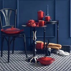 Le Creuset Gourmet-Profitopf Eiffelturm In Kirschrot -KitchenAid shop LC 20201021 France 00003a mitKarl Gormet Profitopf kirschrot