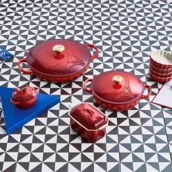 Le Creuset Gourmet-Profitopf Eiffelturm In Kirschrot -KitchenAid shop LC 20201021 France Eiffelturm kirschrot