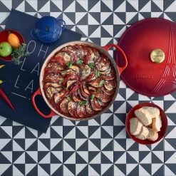 Le Creuset Gourmet-Profitopf Eiffelturm In Kirschrot -KitchenAid shop LC 20201021 France Eiffelturm kirschrot Braeter